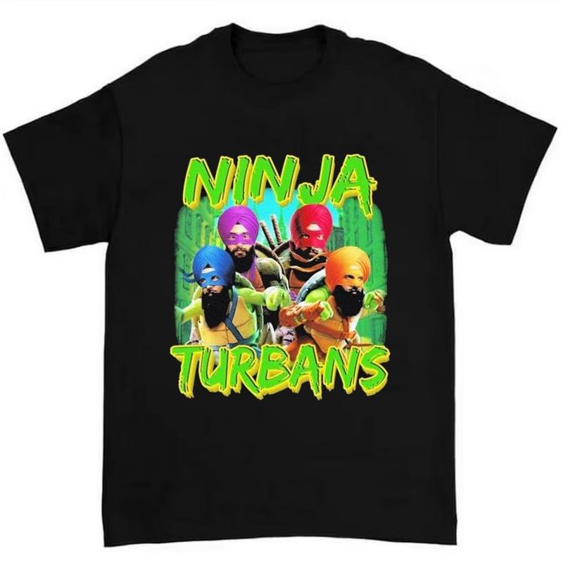 Ninja Turbans T-Shirt Featuring Bold and Satirical Humor Design Hoodie, Sweatshirt | HypeDripTees.com