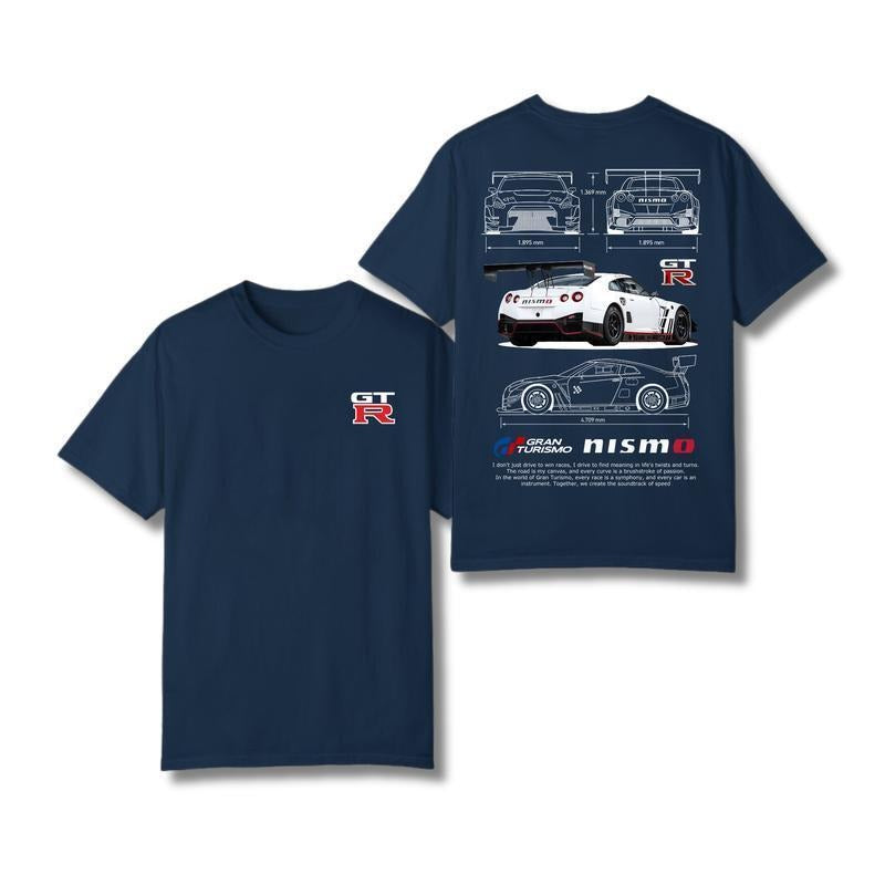 Nissan Gran Turismo G-T-R Nismo T-Shirt, Sweatshirt and Hoodie, Crewneck, Nissan G-T-R Car Unisex Hoodie, Sport Car...