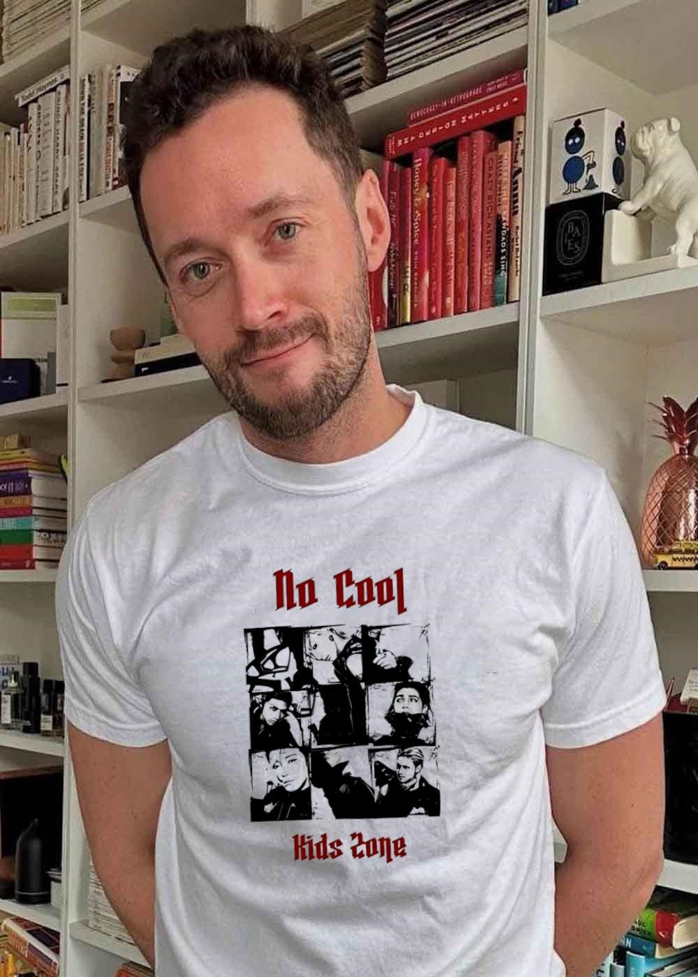 No Cool Kids Zone Photo Collage T-Shirt