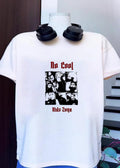 No Cool Kids Zone Photo Collage T-Shirt