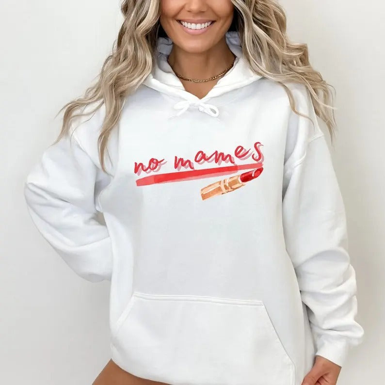 No Mames Sweatshirt, Funny Mexican Sayings Tee, Lipstick Scribble Shirt, Guey, Mexican Slang Hoodie, Latina Gift Fit...