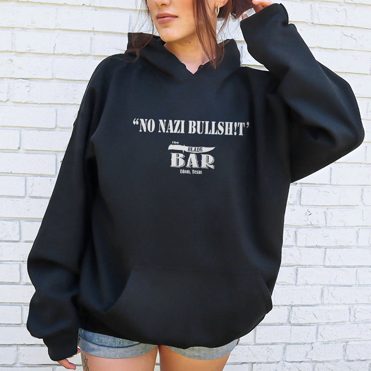 No Nazi Bulishit The Blade Bar Edom Texas T Shirt