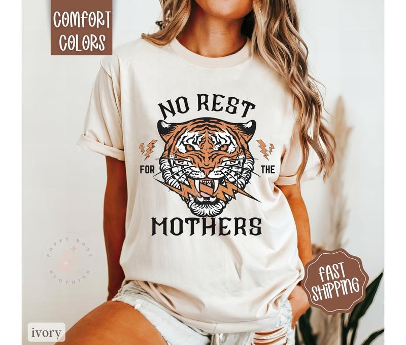 No Rest For The Mother's Shirt, Mama Shirt Womenswear Hoodie, Sweatshirt | HypeDripTees.com
