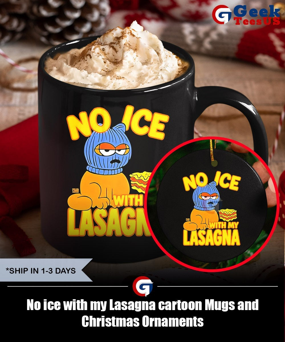No ice with my Lasagna cartoon shirt