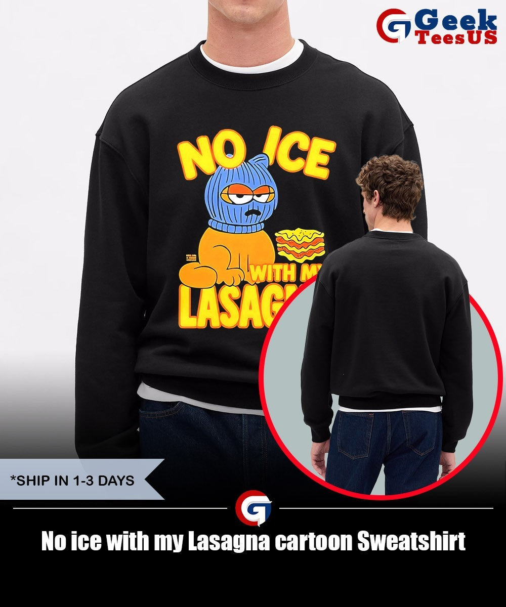 No ice with my Lasagna cartoon shirt