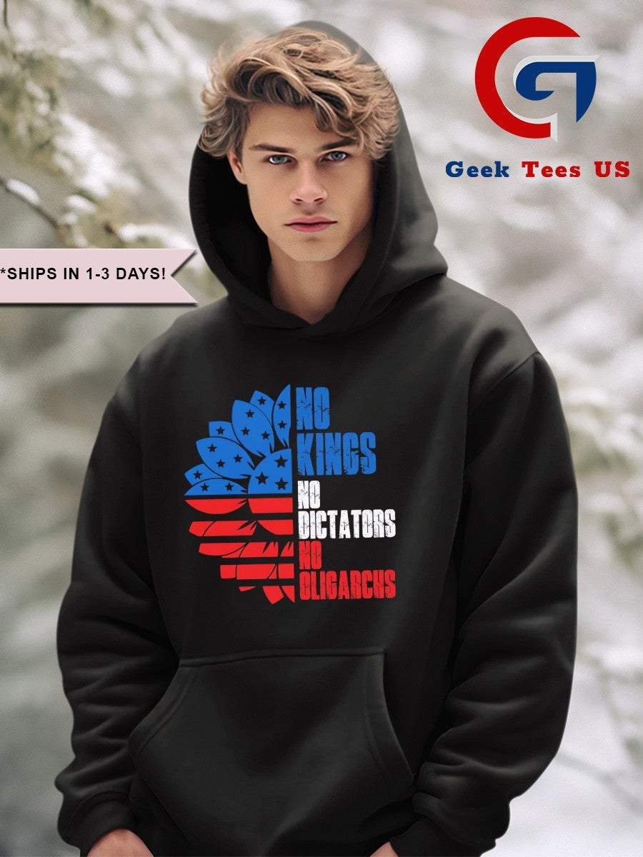 No kings no dictators no oligarchs Anti Trump shirt