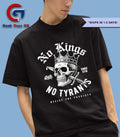 No kings no tyrants skull protest resist the fascists since 1776 shirt