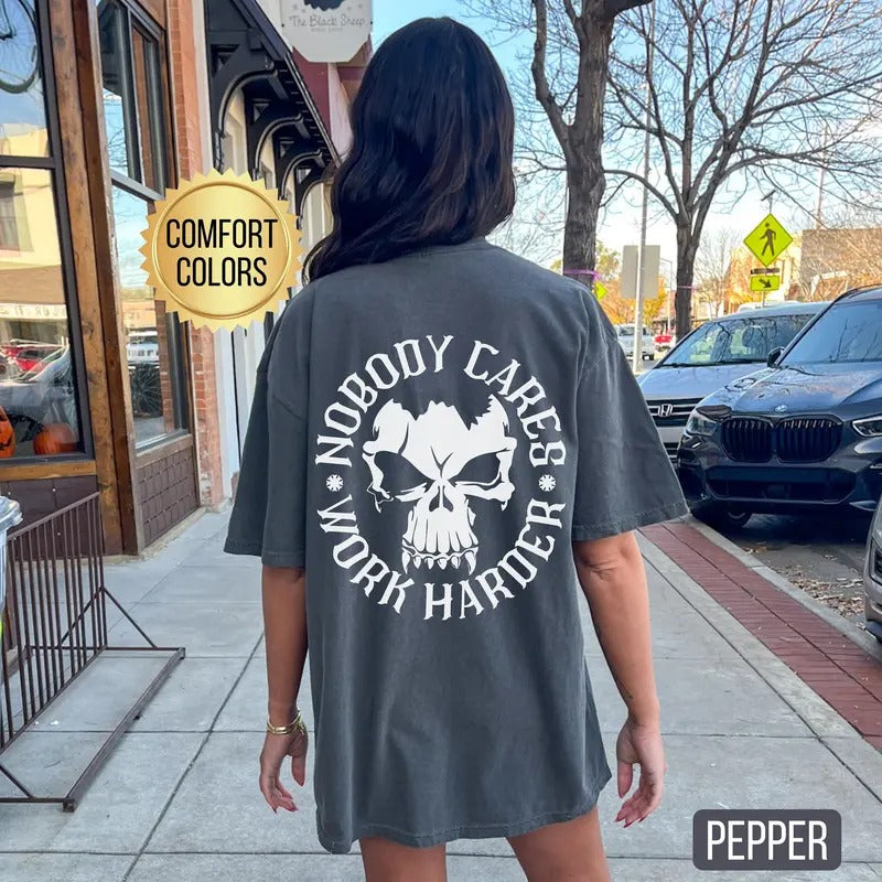 Nobody Cares Work Harder Shirt s Pump Cover Shirt Gym Rat Gift Weightlifting Shirt Gym Gift Men Gym Shirt Workout...