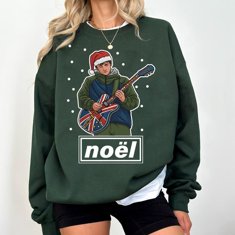 Noel Gallagher Christmas Jumper - Oasis Christmas Themed Sweatshirt for Music Fans T-Shirts, Hoodie | HypeDripTees.com