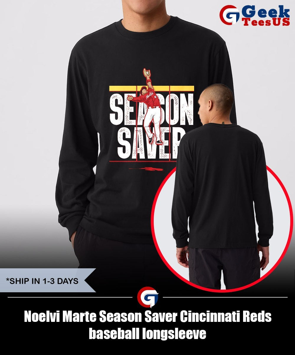Noelvi Marte Season Saver Cincinnati Reds baseball shirt