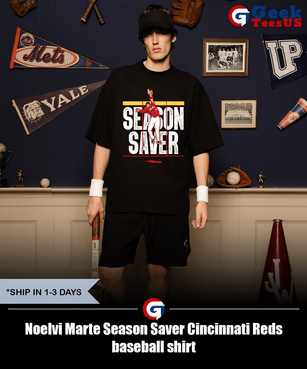 Noelvi Marte Season Saver Cincinnati Reds baseball shirt