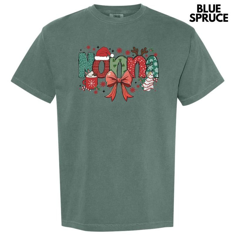 Nonna Jolly Theme Comfort Colors T-Shirt 'NLB' Hoodie, Sweatshirt | HypeDripTees.com