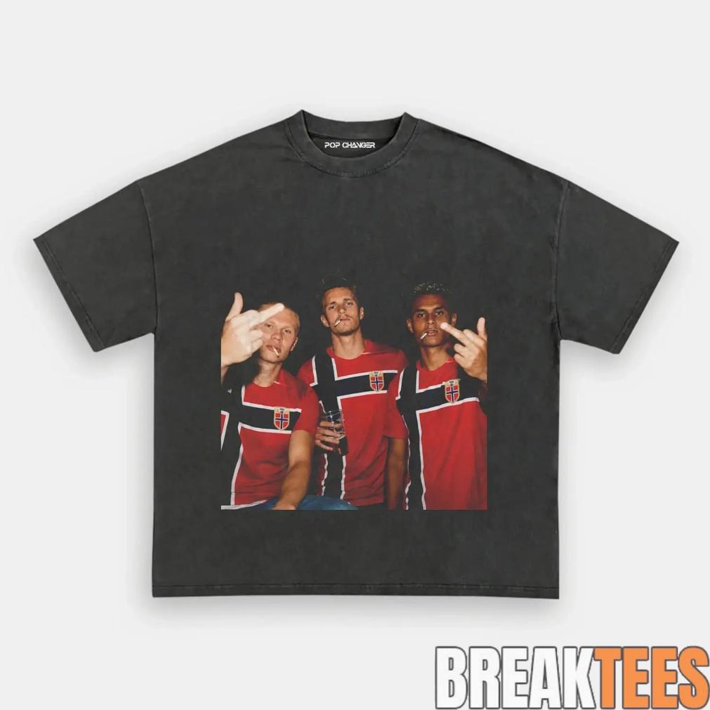 Norway Team Classic Soccer Supporter Graphic Tee
