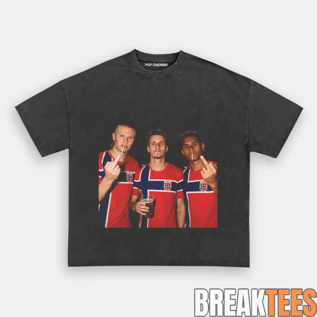 Norway Team Retro Norway Football Fan T-Shirt