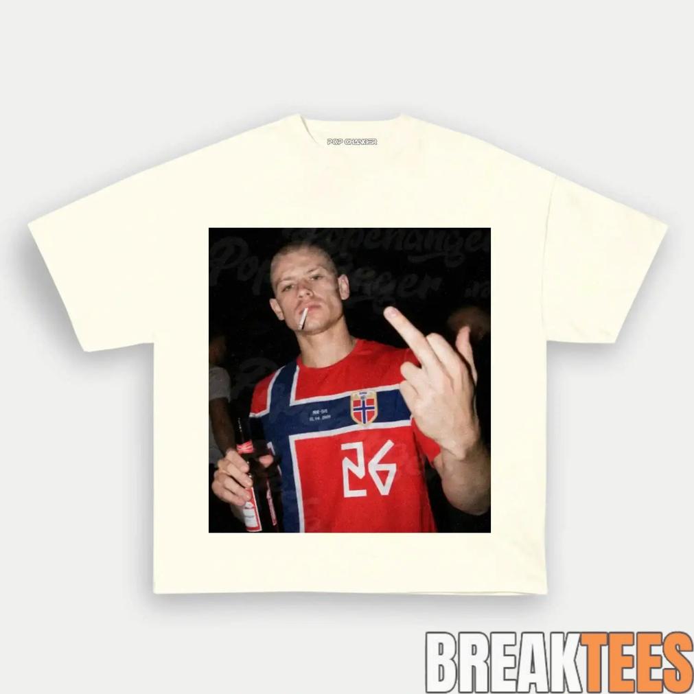 Norway Team Retro Scandinavian Football Fan Tee