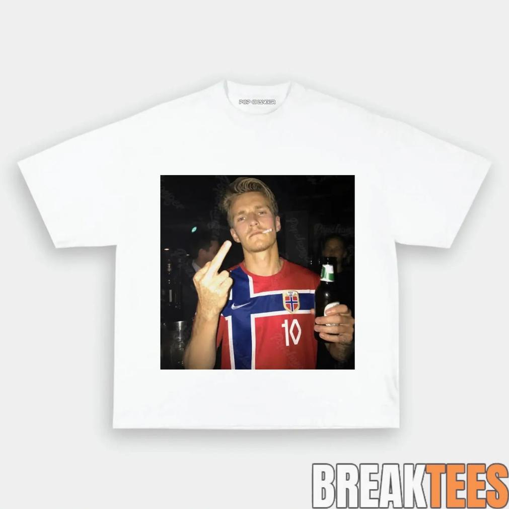 Norway Team Retro Soccer Supporter T-Shirt