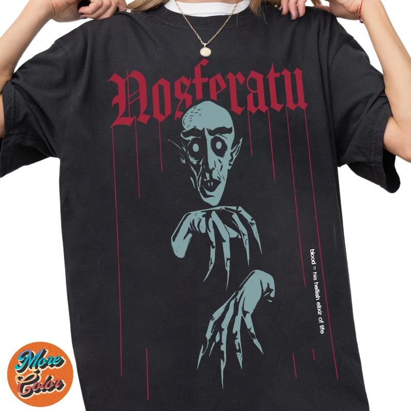 Nosferatu Graphic Movie Shirt, Cotton Unisex T-shirt, Crew Neck, Size S- 3XL, Menswear Top, Womenswear Top Underwear...
