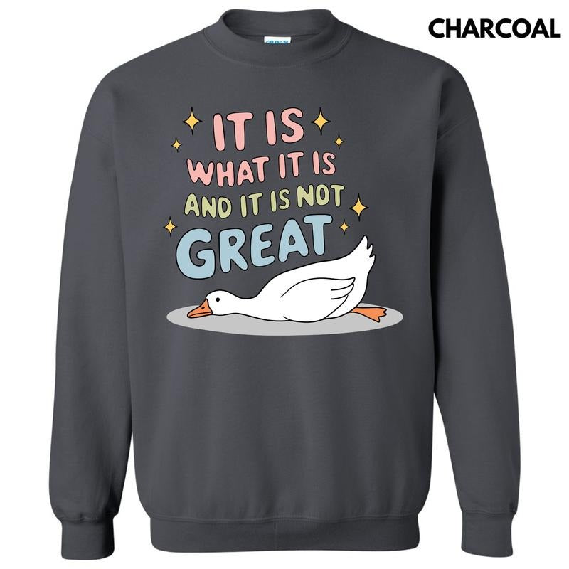 Not Great Goose Sweatshirt 'NLB' T-Shirts, Hoodie | HypeDripTees.com