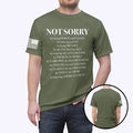 Not Sorry For Having Morals And Values For Believing In God Shirt