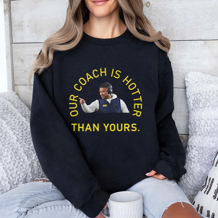 Notre Dame Marcus Freeman Our Coach Is Hotter Than Yours Shirt
