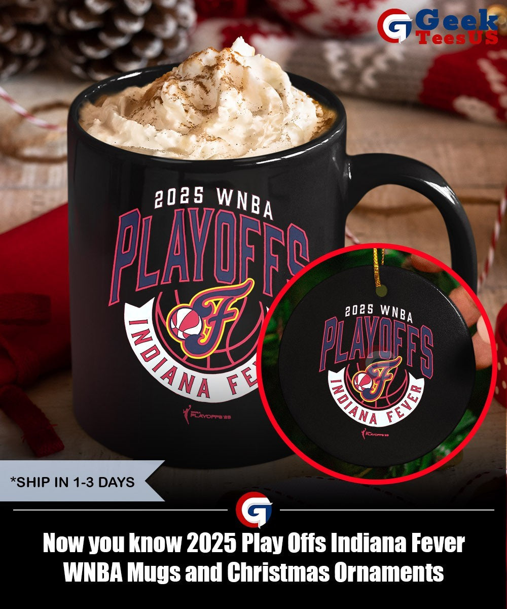 Now you know 2025 Play Offs Indiana Fever WNBA shirt
