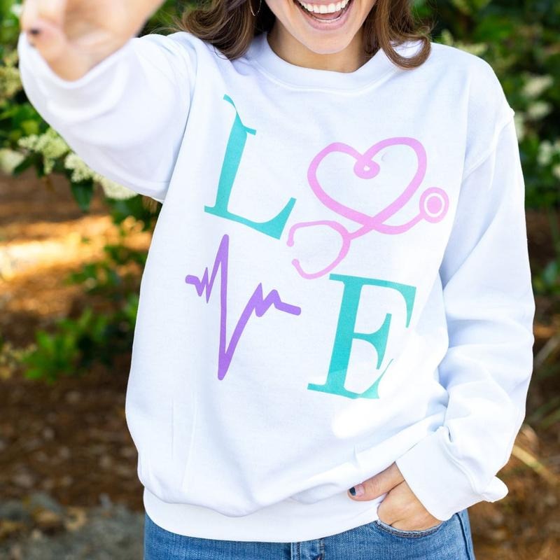 'Nurse Love' Sweatshirt T-Shirts, Hoodie | HypeDripTees.com