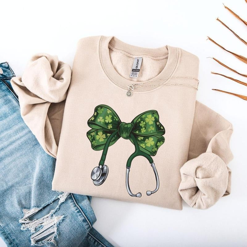 Nurse St. Patrick St. Patrick Stethoscope Lucky Nurse St. Patrick Nurse Nurse Shirt Nurse T-Shirts, Hoodie, Sweatshirt