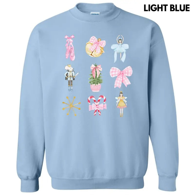 Nutcracker Ballet Bow Collage Sweatshirt 'NLB' T-Shirts, Hoodie | HypeDripTees.com