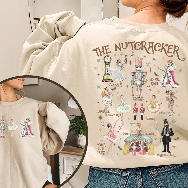 Nutcracker Sweatshirt, Christmas Nutcracker Shirt, Christmas Sweatshirt, Nutcracker Ballet Shirt, Christmas Shirt,...