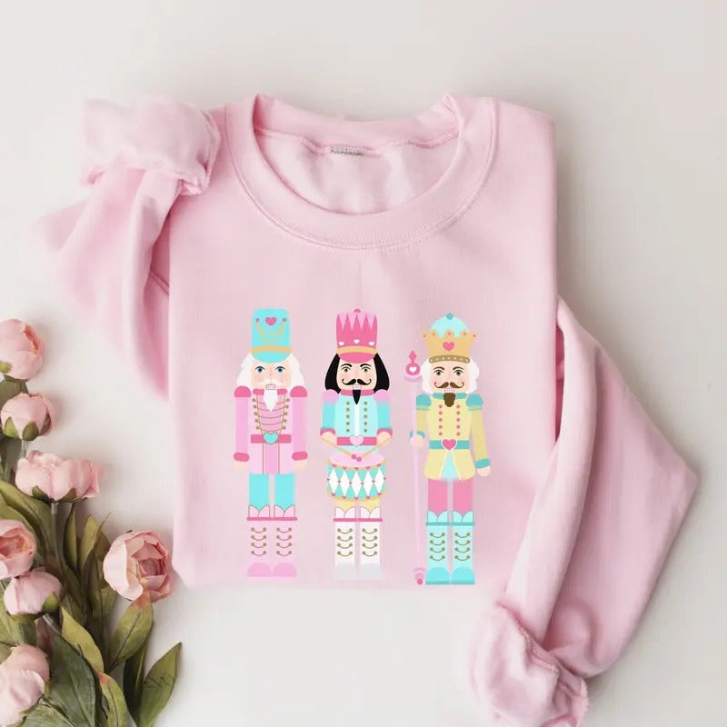 Nutcracker Sweatshirt, Christmas Sweatshirt, Teacher Christmas Shirt, Christmas Sweater, Christmas Family Shirt, Holiday...
