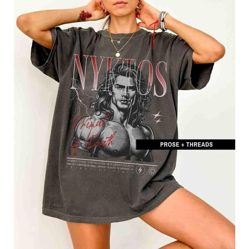 Nyktos Shirt From Blood And Ash Merch Flesh And Fire Nyktos And Sera FBAA Merch Atlantia Booktok Merch Bookstagram...