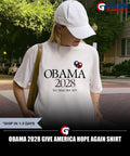 Obama 2028 Give America Hope Again shirt
