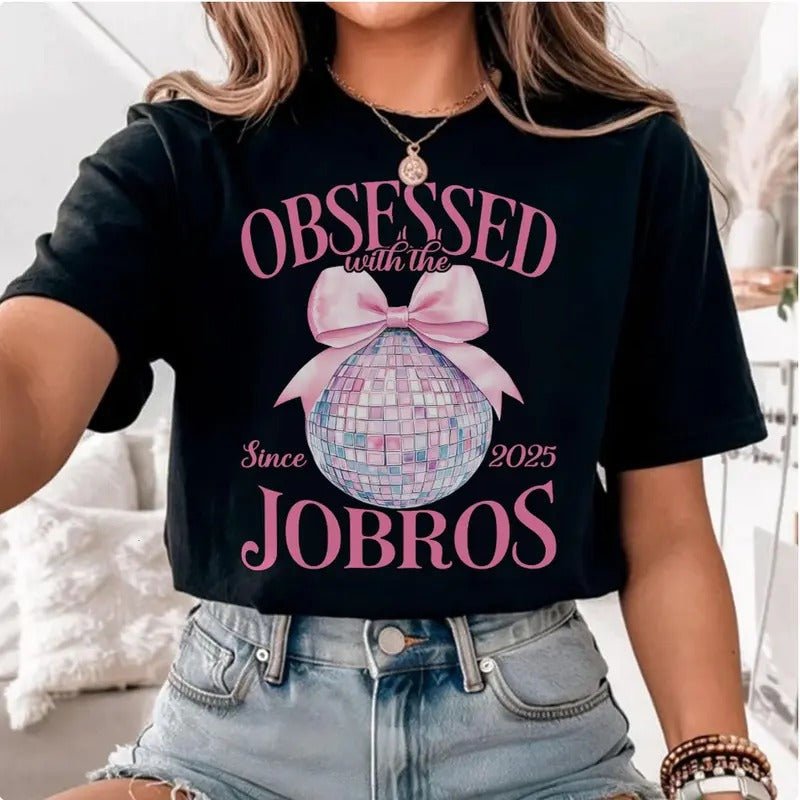 Obsessed With Jobros Coquette Fan T-Shirt Hoodie, Sweatshirt | HypeDripTees.com