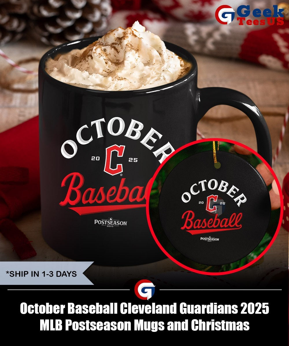 October Baseball Cleveland Guardians 2025 MLB Postseason shirt