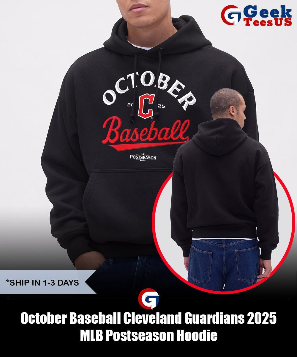 October Baseball Cleveland Guardians 2025 MLB Postseason shirt
