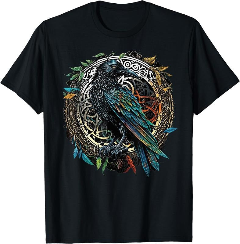 Odins Raven Viking Midgard Thor Walhalla T-Shirt Hoodie, Sweatshirt | HypeDripTees.com