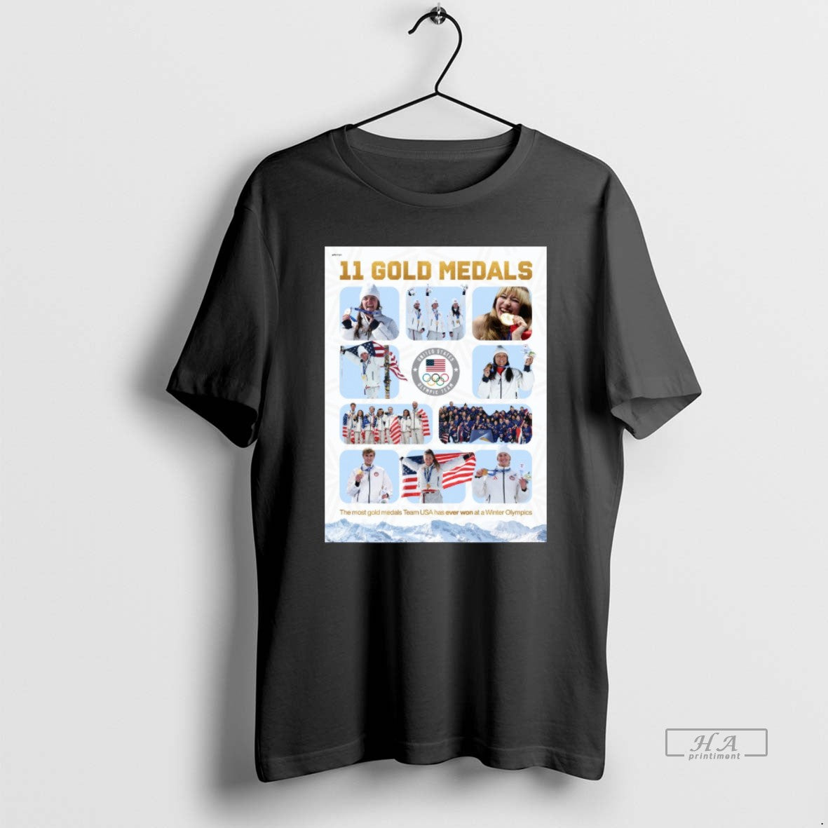 Official 11 Gold Medals The Most Gold Medals Team Usa Has Ever Won At T-Shirts, Hoodie, Sweatshirt | HypeDripTees.com