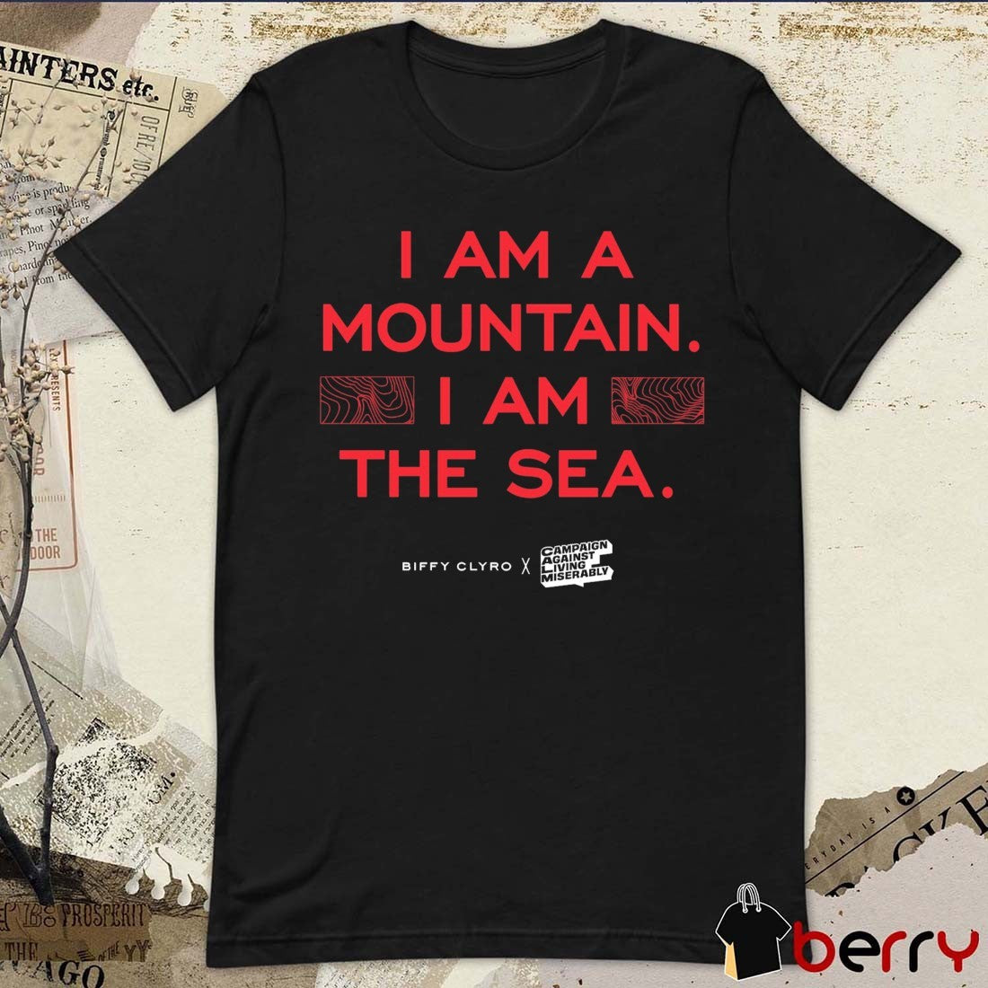 2026 Biffy Clyro X Calm Lifelines I Am A Mountain I Am The Sea t-shirt