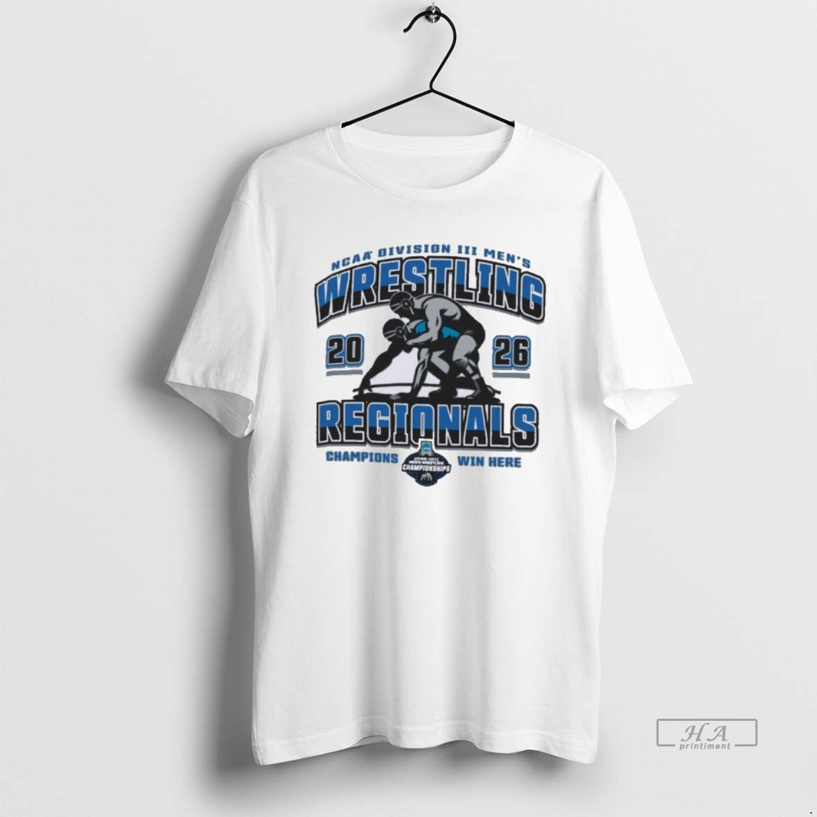Official 2026 Ncaa Diii Mens Wrestling Regionals Champions Win Here T-Shirts, Hoodie, Sweatshirt | HypeDripTees.com