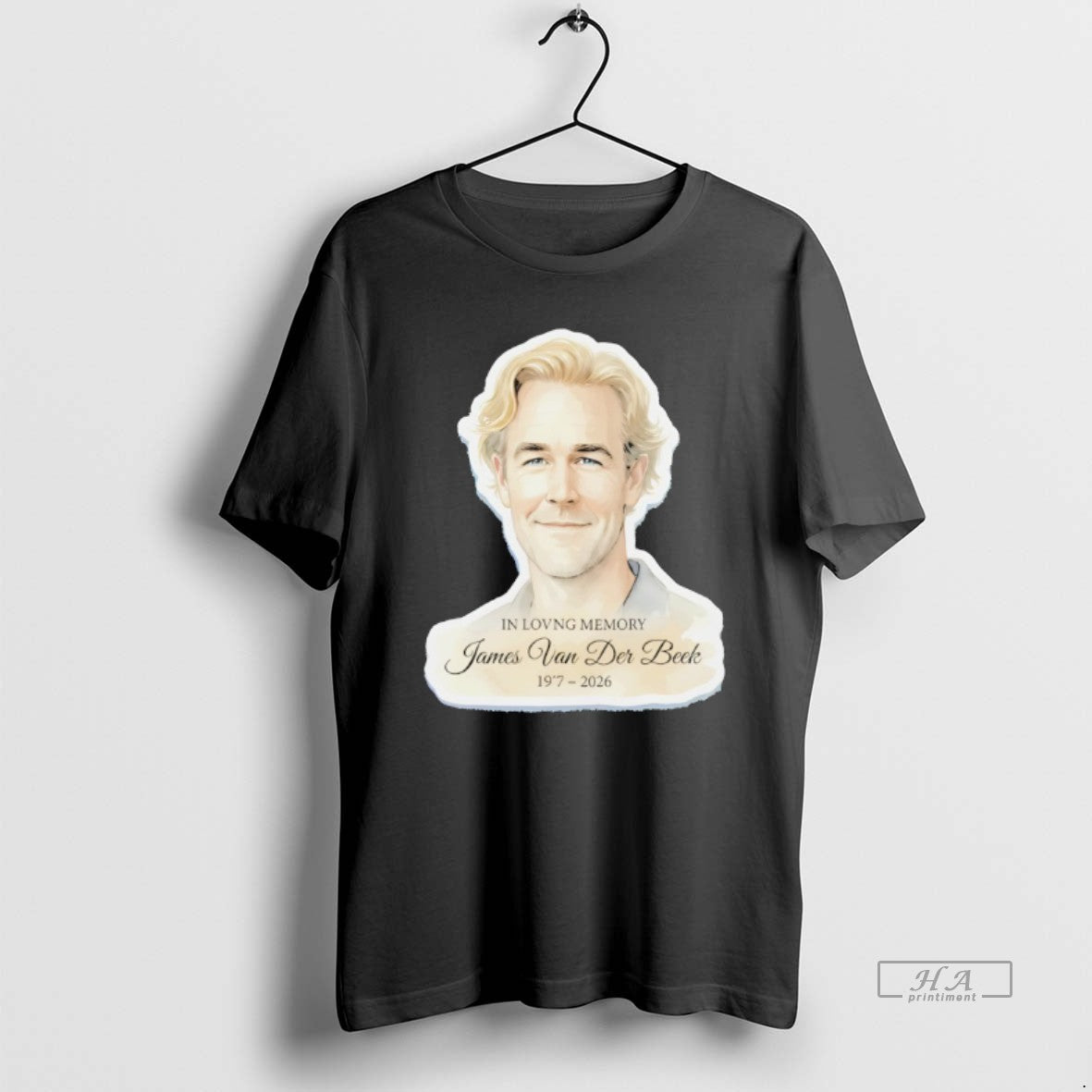 Official 3t3hd0tn James Van Der Beek Rip In Loving Memory T-Shirts, Hoodie, Sweatshirt | HypeDripTees.com