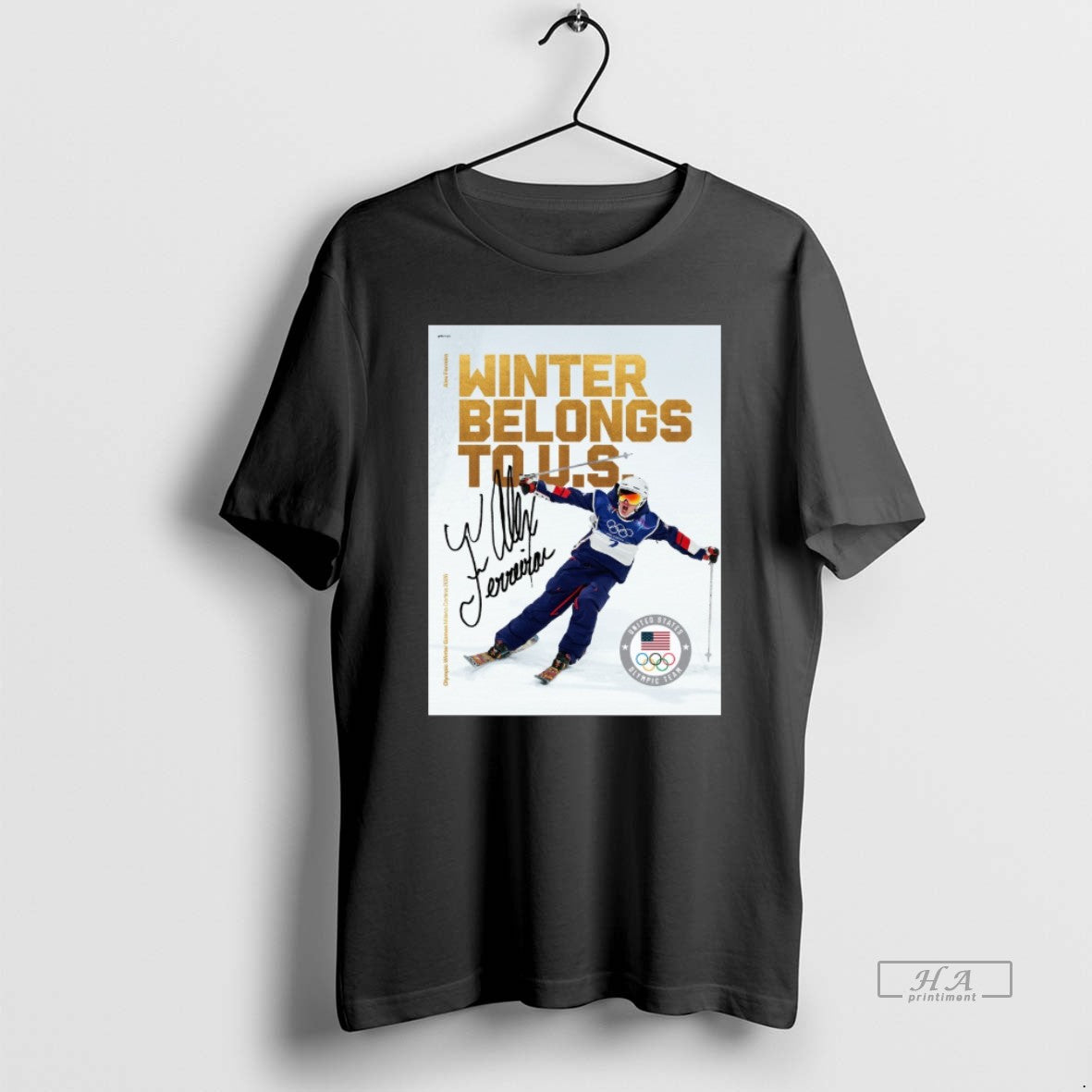 Official Alex Ferreira Winter Belongs To Us Signature Milan Cortina 2026 Olympics T-Shirts, Hoodie, Sweatshirt