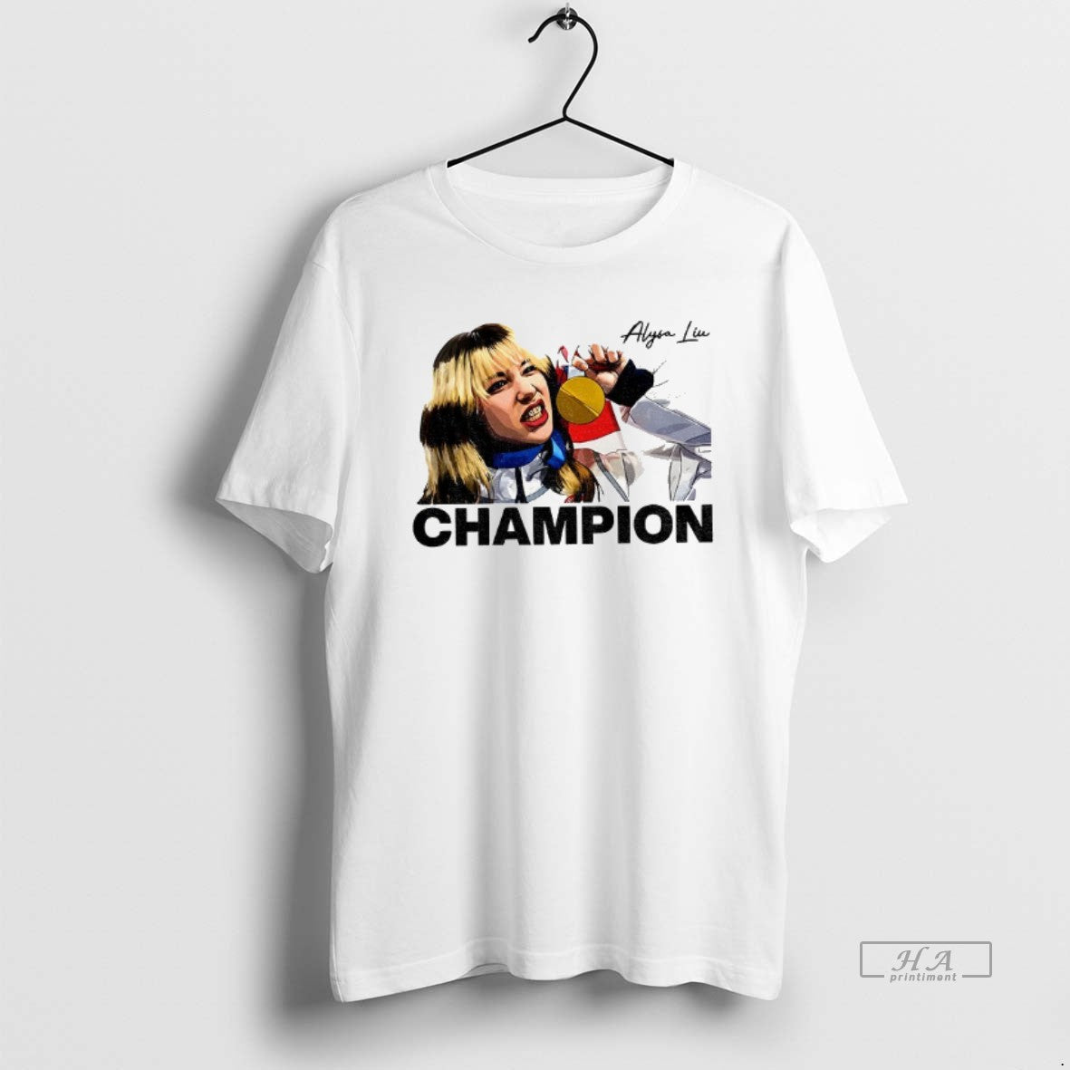Official Alysa Liu Champion Figure Skating Usa Team Gold Medal T-Shirts, Hoodie, Sweatshirt | HypeDripTees.com