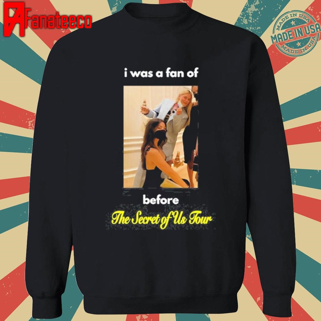 Ashemusic I Was A Fan Of Before The Secret Of Us Tour shirt