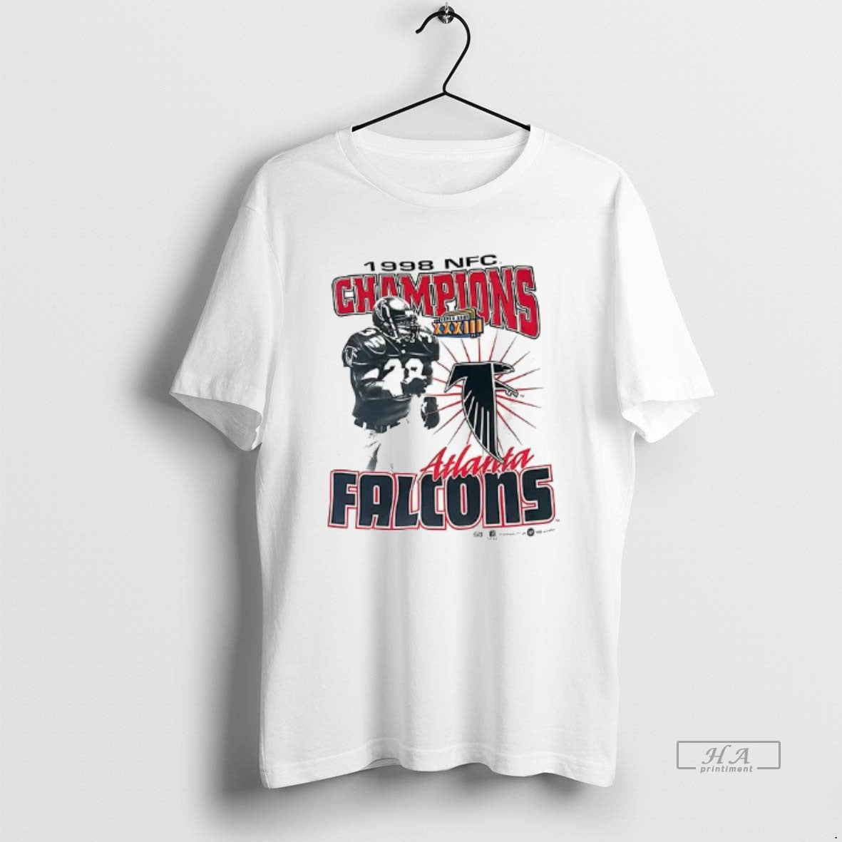 Official Atlanta Falcons 1998 Nfc Champions Vintage T-Shirts, Hoodie, Sweatshirt | HypeDripTees.com