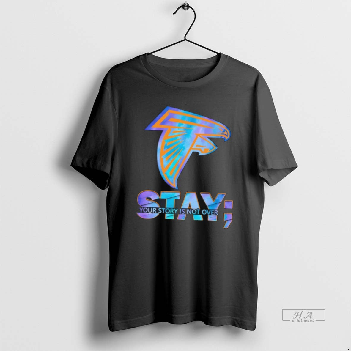 Official Atlanta Falcons Stay Your Story Is Not Over Tee Hoodie, Sweatshirt | HypeDripTees.com