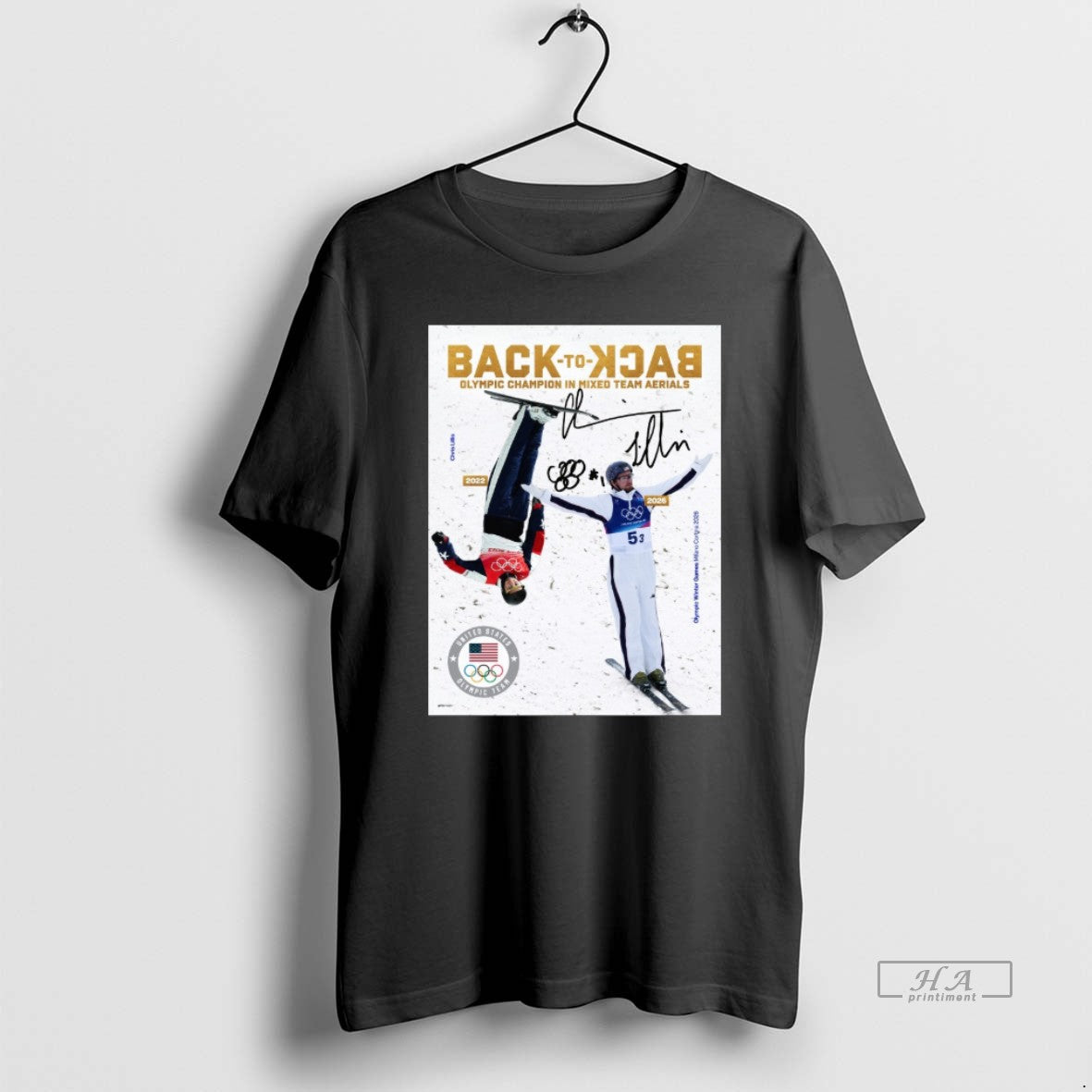 Official Back To Back Olympic Champion In Mixed Team Aerials Chris Lillis Olympic Winter Games T-Shirts, Hoodie, Sweatshirt