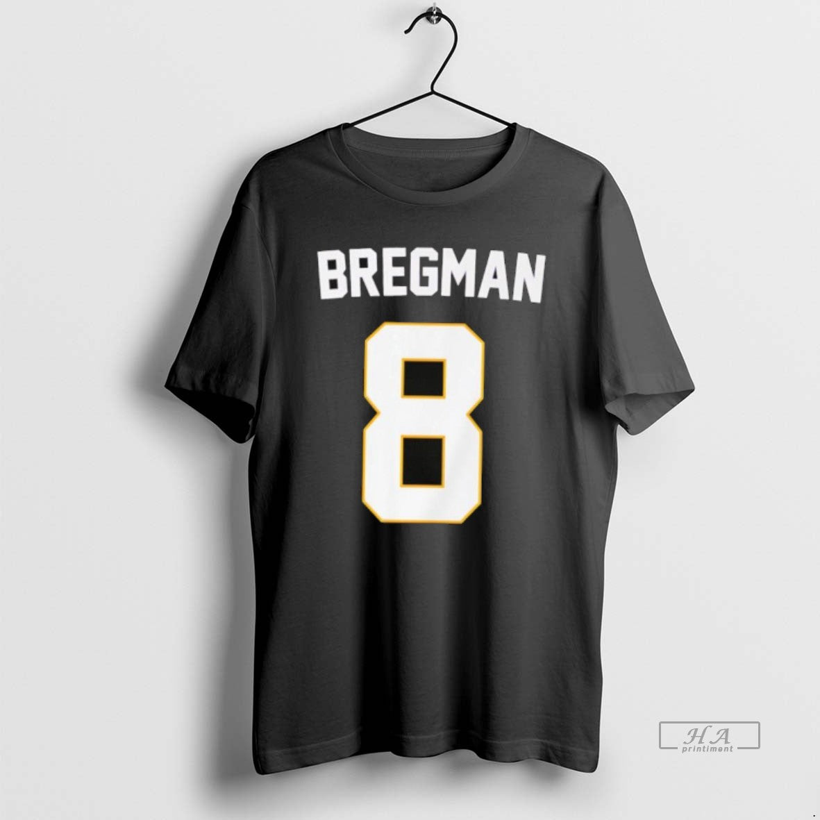 Official Bregman 8 Baseball Player Name And Number Custom T-Shirts, Hoodie, Sweatshirt | HypeDripTees.com