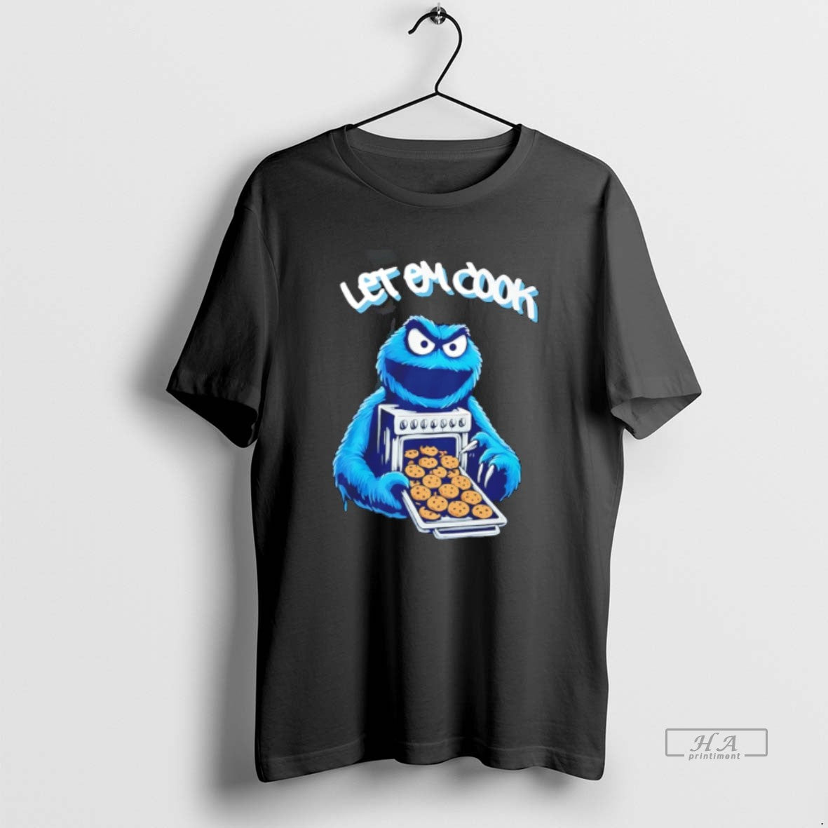 Official Cookie Monster Let Him Cook Tee