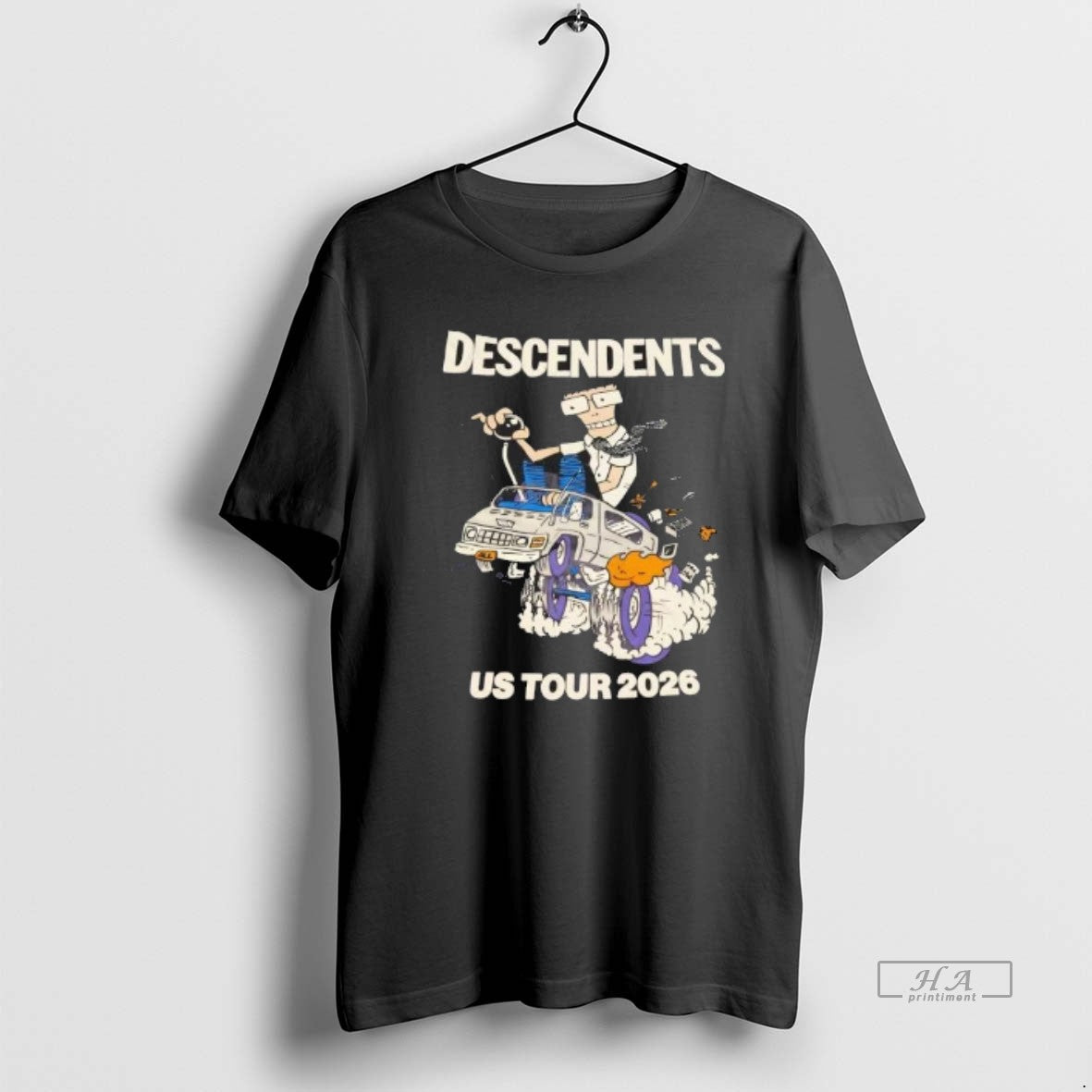 Official Descendents Us Tour 2026 Cartoon T-Shirts, Hoodie, Sweatshirt | HypeDripTees.com