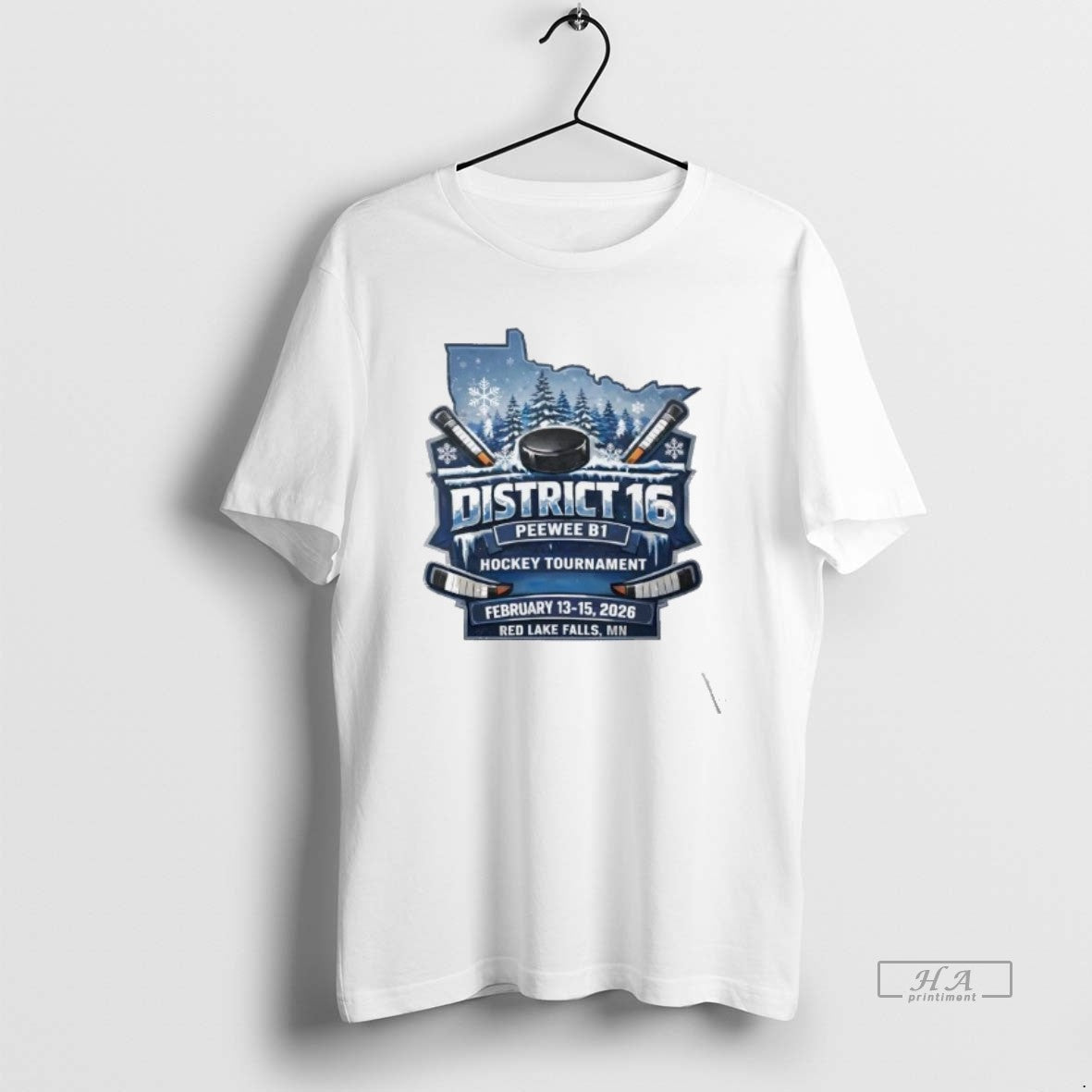 Official District 16 Peewee B1 Hockey Tournament Red Lake Falls Minnesota T-Shirts, Hoodie, Sweatshirt | HypeDripTees.com